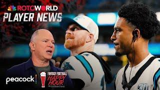 Andy Dalton over Bryce Young boosts CAR's skill players | Fantasy Football Happy Hour | NFL on NBC