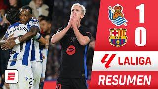 BARCELONA, sorprendido por REAL SOCIEDAD, cayó 1-0 para su segunda derrota de la campaña | La Liga