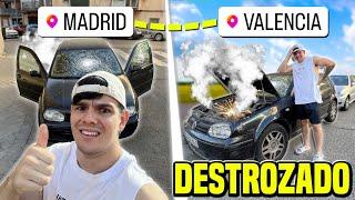 INTENTO VIAJAR +500KM con un COCHE DESTROZADO!!  ¿Podré Conseguirlo? [Míralo]