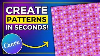 Create Patterns In SECONDS With Canva