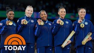 US women’s gymnastics team dazzles to gold at Paris Olympics