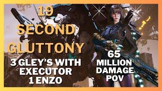 Gluttony in 19 Sec 65 Mill DMG POV Gley Executor x3 & Enzo l The First Descendant Build