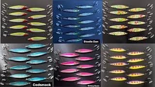 Reel Michigan Anglers King Salmon Jigging Spoons With Heavy Duty 3x Stong Hooks Michigan Made Tackle