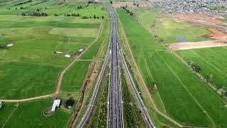 Waikato Expressway: Hamilton section flyover