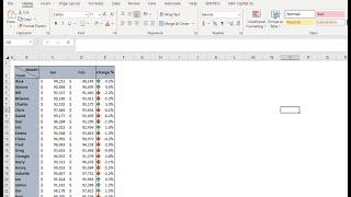 Excel - How to Create Two Arrow Icon Set Using Conditional Formatting (Full Version)