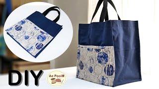 Easy DIY! Wide Tote Bag | Shopping Bag