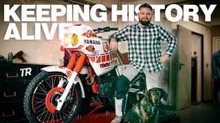 The Man Keeping Vintage Dirt Bikes Alive!