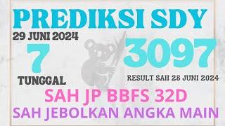 PREDIKSI SDY HARI INI 29 JUNI 2024 | RUMUS JITU SYDNEY | BOCORAN SIDNEY HARI INI | DATA SDY | SDY 2D