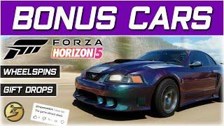 WHEELSPIN OPENINGS, GIFT DROPS in Forza Horizon 5 Update (Muscle Car Lobbies)