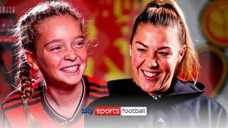 Mary Earps interviewed by mini-Mary  | Which Manchester United player is the cleverest?