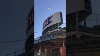 Singing "Go Cubs Go" @Wrigley Field