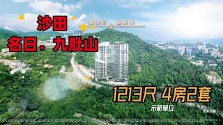 沙田 #名日‧九肚山 EI FUTURO 1213尺4房2套示範單位 用料間隔 實用而奢華