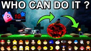 Who Can Get 10HP Kirby Over The Pumpkin WITHOUT A K.O. ? - Super Smash Bros. Ultimate