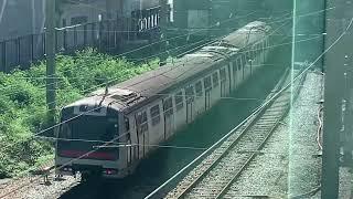 港鐵 TWL M-train A203及A110 駛離荃灣地鐵站掉頭軌 及 A258及A273 駛入荃灣地鐵站掉頭軌