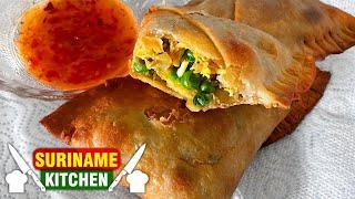 Surinaamse Samosa Pastei Recept | Surinamese Samosa Pie Recipe | Suriname Kitchen