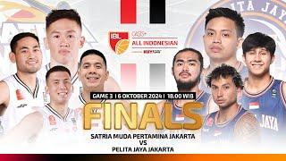 [LIVE] FINALS GAME 3: SATRIA MUDA PERTAMINA VS PELITA JAYA JAKARTA  | IBL OASIS+ ALL INDONESIAN