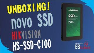 UNBOXING DO NOVO SSD HIKVISION HS-SSD-C100 | 240GB Solid State Drive