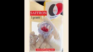 The price of 1 gram of saffron in Europe