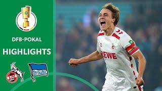 Last-Minute Penalty-Drama! | 1. FC Köln vs. Hertha BSC 2-1 | Highlights | DFB-Pokal Round of 16