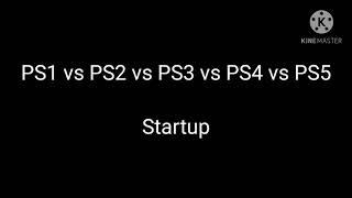 PS1 vs PS2 vs PS3 vs PS4 vs PS5 Startup