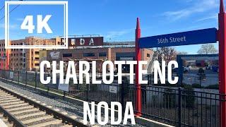 Charlotte NC - "NODA" (4K) Walking Tour