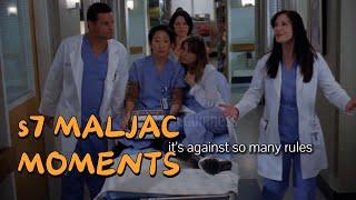 s7 Maljac Moments (Grey's Anatomy) | yelenamcguinness | 4K |