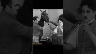 charlie chaplin with horse #charliechaplin #comedy #trending #ytshorts #funny