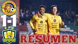 Marquense vs Guastatoya 1-1 RESUMEN Y GOLES JORNADA 10 APERTURA 2024