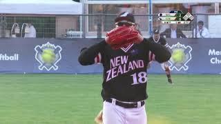 NZL pitcher Nick Hayes: All 15 strikeouts in Game 1 of the WBSC Men's Softball World Championship