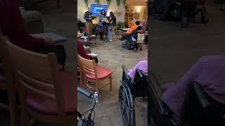 O Holy Night at the Assisted Living with the girls