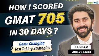 How I scored 705 on GMAT in 30 days with #GMATWhiz ? Best Study Strategy for Working Professionals