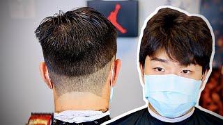 Asian Men Haircut | Is ASIAN HAIR the MOST DIFFICULT to FADE? Tutorial