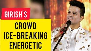 Best Corporate crowd Ice breaker | Anchor Girish Sharma Crowd Energy Warm Up