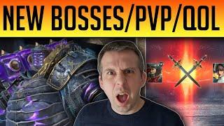 HUGE RAID UPDATE VIDEO! NEW BOSSES, MYTHIC GEAR, LIVE PVP & MORE! MY REACTION | Raid: Shadow Legends