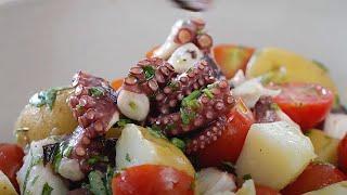 ENG | 쉬운 홈파티 요리 | 문어 감자 샐러드 | 이색 문어 요리 | Octopus Potato Salad | Pulpo