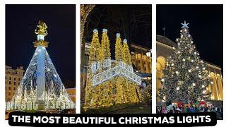 MOST BEAUTIFUL CHRISTMAS LIGHTS IN GEORGIA, TBILISI  | თავისუფლების მოედანი| #christmaslights