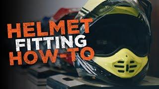 Proper Motorcycle helmet fitting