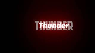 Thunder - Imagine Dragons | black screen status | lyrics video | english songs | captain bhavik