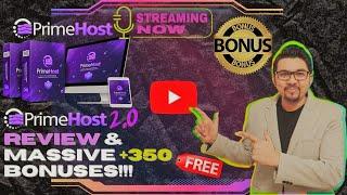 PrimeHost 2.0 ReviewUnlimited Blazing Fast Turbo - SSD Web HostingGet FREE +350 Bonuses