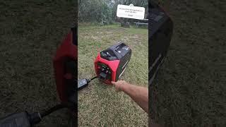 Honda EU3200i generator. Whisper quiet & expensive!