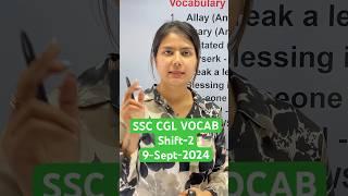  SSC CGL EXAM ANALYSIS 2024 | Shift -2 | English Vocab #shorts #ssc #ssccgl