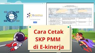 Cetak SKP PMM di Ekinerja