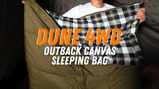 Dune 4WD Outback Canvas Sleeping Bag | Anaconda Stores