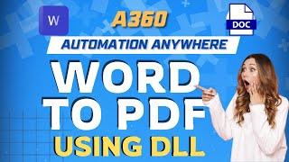 How to use DLL in Automation Anywhere A360 | A360 Tutorials | KT Sessions