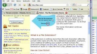 What is a file extension?