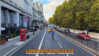 Journey through London: Bus Route 22, Upper-deck bus ride from Putney to Oxford Street 