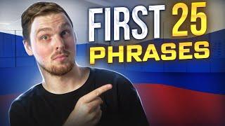 Russian Language - Lesson 1 | YOUR FIRST 25 PHRASES for absolute beginners