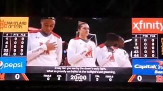 James Alleva The Star Spangled Banner King performs for the University of Maryland Basketball