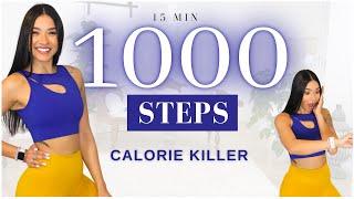 1000 Steps in 15 minutes at home workout | Lose weight at  Home Workout