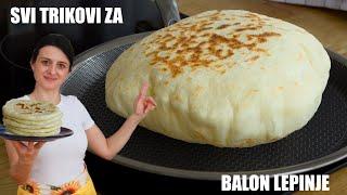 PITA BREAD - ALL TRICKS TO GET NICE BALLOON BREAD